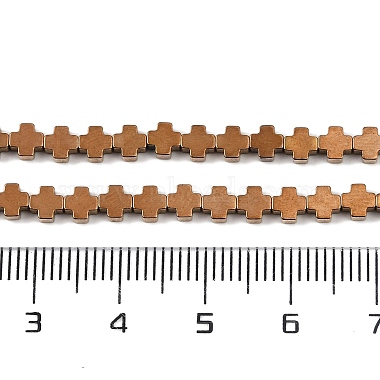 galvanisierte synthetische nichtmagnetische Hämatitperlenstränge(G-J211-A09-02)-4