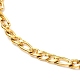 304 bracelet chaines figaro acier inoxydable homme femme(BJEW-JB06937)-4