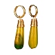 Handmade Natural Agate Dangle Hoop Earrings(X1-EJEW-JE04678-03)-3