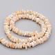 Hebras de perlas shell naturales(X-BSHE-P021-03)-2