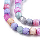 Opaque Baking Painted Glass Beads Strands(X-EGLA-N006-075)-3