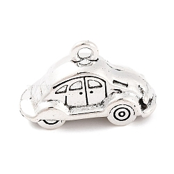 Tibetan Style Zinc Alloy Pendants, Lead Free & Cadmium Free, Car, Antique Silver, 14.7x22.6x9.5mm, Hole: 2mm, about 161pcs/500g(TIBEP-R334-142AS-RS)