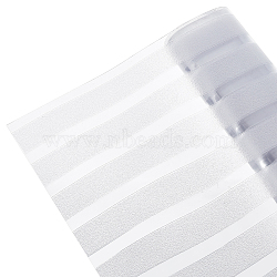 Translucent PVC Window Privacy Film Stickers, Static Cling Frosted Window Coverings, 3D Sun Blocking, for Glass, Stripe Pattern, 30cm, about 3.28yards(3m)/roll(DIY-WH0304-186A)