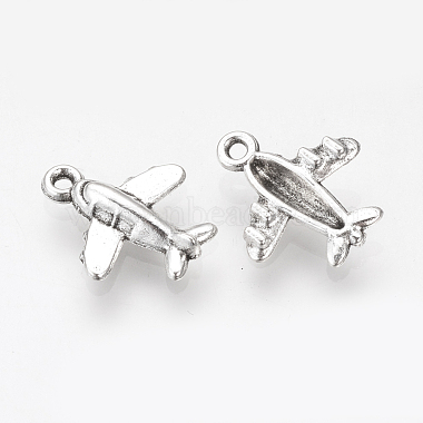 Tibetan Style Alloy Airliner Charms(X-TIBE-S311-18AS-LF)-2