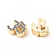 Rack Plating Brass Cubic Zirconia Beads(KK-B051-04G-05)-2