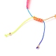 Bracelets de perles de nylon tressés réglables(BJEW-JB05594-02)-3