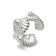 304 Stainless Steel Cuff Open Ring Setting(SA-CBA37BC-08C-P)-1
