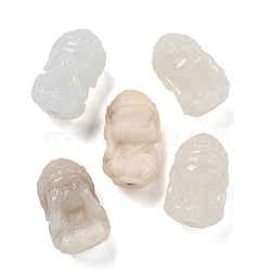 Natural Alashan Agate Beads, Figure of Buddha, 21.5~22.5x13.5~14x12mm, Hole: 1.4mm(G-M442-02)