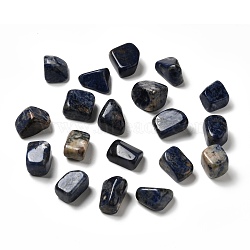 Natural Sodalite Beads, No Hole, Nuggets, Tumbled Stone, Healing Stones for 7 Chakras Balancing, Crystal Therapy, Meditation, Reiki, Vase Filler Gems, 16~33x16~33x10~25mm(G-F718-01)