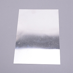 Aluminum Sheet, For Laser Cutting, Precision Machining, Mould Making, Rectangle, Platinum, 18x13.1x0.02cm(ALUM-WH0164-93B)