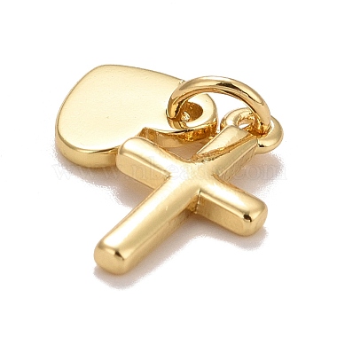 Rack Plating Real 18K Gold Plated Brass Pendants(X-KK-E275-08G)-2