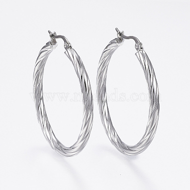 Twist 304 Stainless Steel Earrings