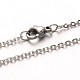 304 из нержавеющей стали кабель цепи ожерелья(NJEW-M124-02P)-1