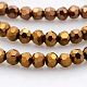 Full Plated Glass Faceted Round Spacer Beads Strands(GLAA-A027-3mm-FP07)-1