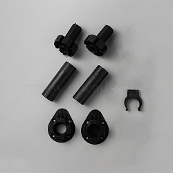 Plastic Furniture Levelers, Adjustable Table Chair Screw Feet, for Sofa, Cupboard, Black(AJEW-WH0010-39)