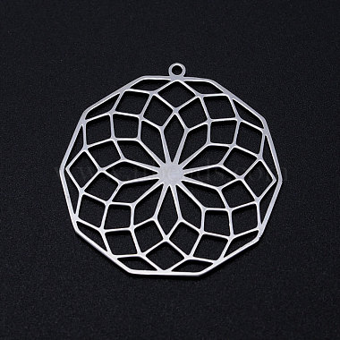 Stainless Steel Color Polygon Stainless Steel Pendants