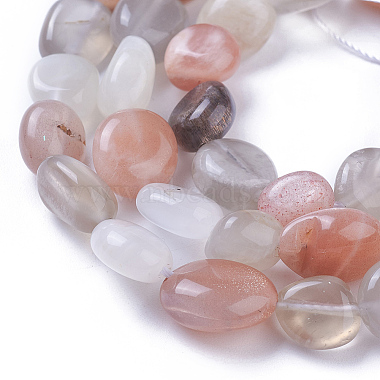 Natural Multi-Moonstone Beads Strands(G-P433-15)-3
