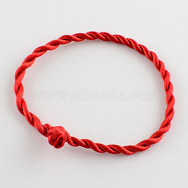 Braided Handmade Nylon Bracelet Cord(BJEW-R257-01)-2