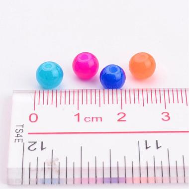 Mixed Imitation Jade Glass Round Beads(X-DGLA-S076-6mm-M)-4