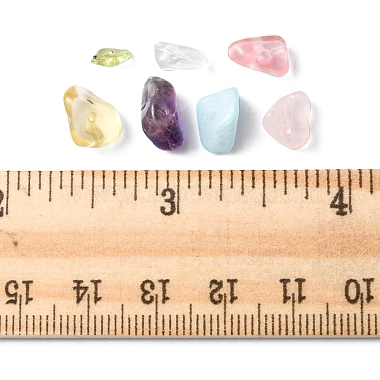 84 g 7 styles ensemble de perles de pierres précieuses mixtes naturelles et synthétiques(G-FS0005-60)-5