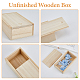 Rectangle Unfinished Wood Gift Storage Box(CON-WH0094-38A)-4