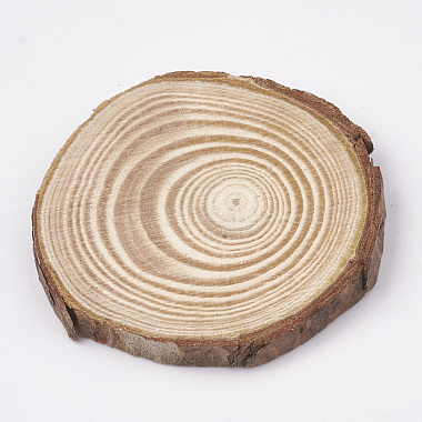 Неокрашенные необработанные деревянные кабошоны(WOOD-T011-22)-2