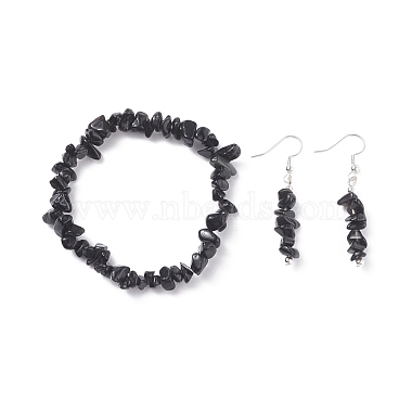 Obsidian Bracelets & Earrings