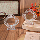2Pcs Transparent Plastic Rotatable Commemorative Coin Storage Box(DJEW-SP0001-09)-3