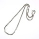 304 Stainless Steel Wheat Chain Necklace Making(STAS-A028-N005P)-1