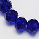 Handgemacht imitieren österreichische kristall facettierte Unterlegscheibe glasperlen(X-G02YI0C4)-1