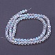 Faceted(32 Facets)(32 Facets) Electroplate Glass Beads Strands(X-EGLA-J042-6mm-AB03)-3