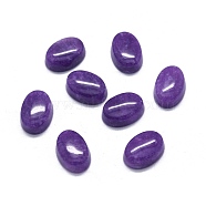 Natural Dyed Jade Cabochons, Oval, 20x15x6mm(G-O175-21D)