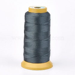 Polyester Thread, for Custom Woven Jewelry Making, Dark Slate Gray, 0.25mm, about 700m/roll(NWIR-K023-0.25mm-16)