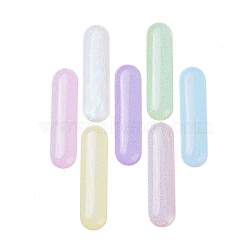 Acrylic Cabochons, DIY Hair Accessories, Oval, 59.5x15x4mm(MACR-M043-01C)