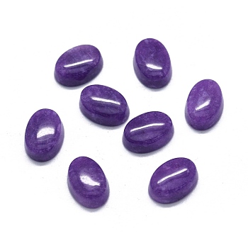 Natural Dyed Jade Cabochons, Oval, 20x15x6mm