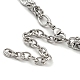 304 Stainless Steel Byzantine Chain Necklaces(NJEW-P285-03P)-3