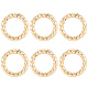 6Pcs Brass Spring Gate Clasps(FIND-SC0020-67A)-1