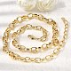 10.5MM Brass Textured Cable Chain Necklaces(NJEW-L013-05G)-3