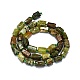 Natural Green Garnet Beads Strands(G-O170-139)-2