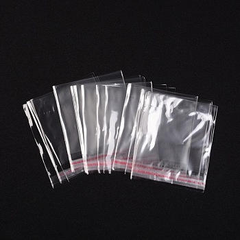 Cellophane Bags, Rectangle, 10x8cm, Unilateral Thickness: 0.02mm, Inner Measure: 8x8cm