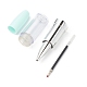 Lipstick Shape Empty Tube Black Ink Ballpoint Pens(DIY-H123-A02)-3