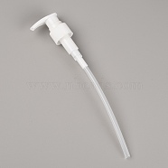 Plastic Dispensing Pump, with Tube, for Shampoo and Conditioner Jugs Bottles, White, 21.5x4.55x2.55cm(FIND-WH0082-42B-03)