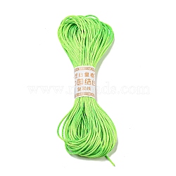 Polyester Embroidery Floss, Cross Stitch Threads, Lime, 1.5mm, 20m/bundle(OCOR-C005-A03)