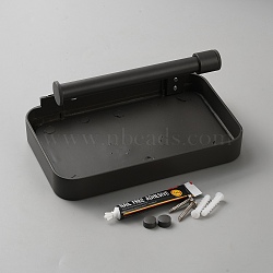 Aluminum Tissue Holders, Rectangle, Black, 185x114x92mm(HOUS-HS0001-01)