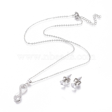 304 Stainless Steel Jewelry Sets(SJEW-F214-07)-2