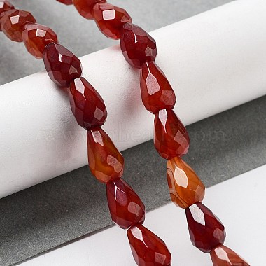 Natural Red Agate Beads Strands(G-P520-B06-01)-2