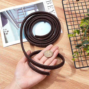 Flat Braided Leather Cord(WL-WH0003-09A)-3