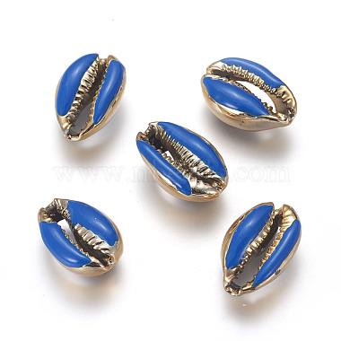 Blue Shell Cowrie Shell Beads