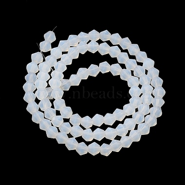 Imitation Jade Frosted Glass Bead Strands(EGLA-A039-J6mm-MD05)-2