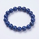 Lapis naturelles bracelets élastiques en perles lazuli(BJEW-I253-10mm-09)-1